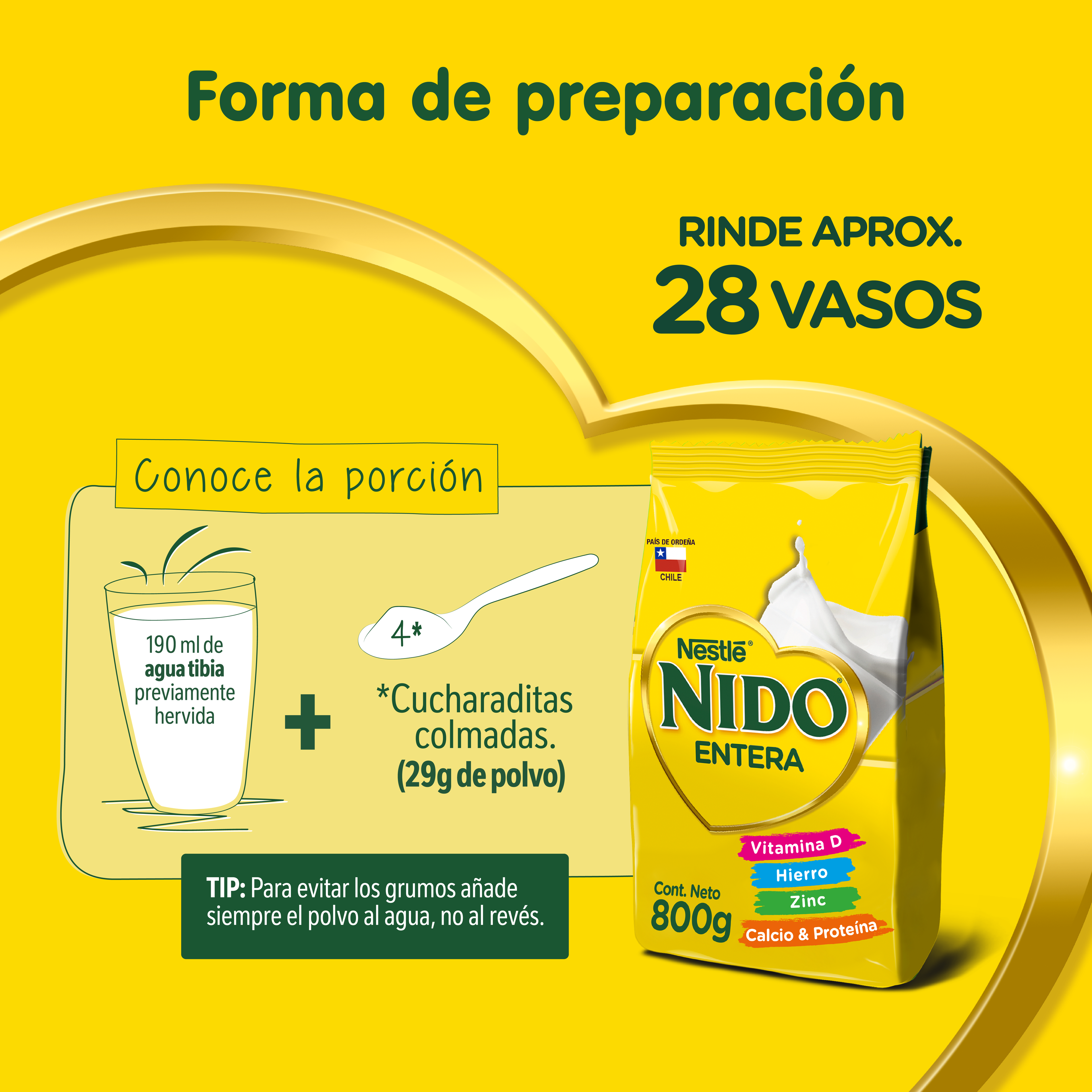 Pack Leche en Polvo NIDO® Entera Bolsa 800g x2-2