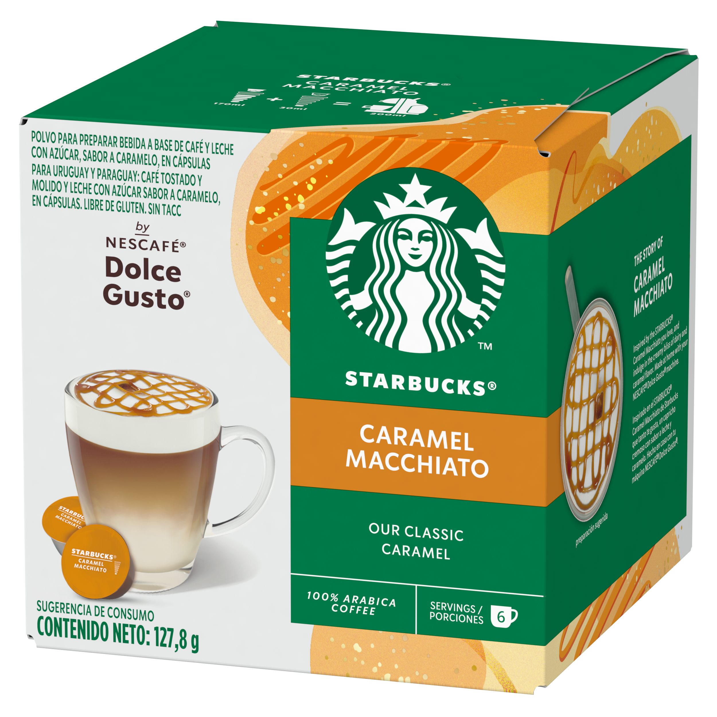 Starbucks Dolce Gusto® Caramel Macchiato X3Cajas-1