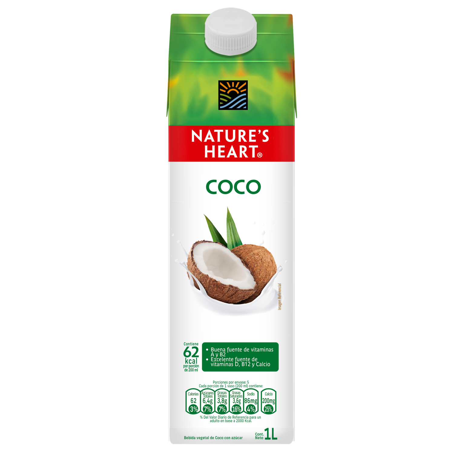 Bebida Vegetal Nature's Heart® Coco 1l-0