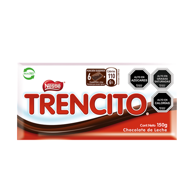 Chocolate de Leche TRENCITO® Barra 150g X3-2