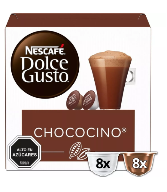Cápsulas de Chocolate NESCAFÉ® DOLCE GUSTO® Chococino Caja 16 Cápsulas-0