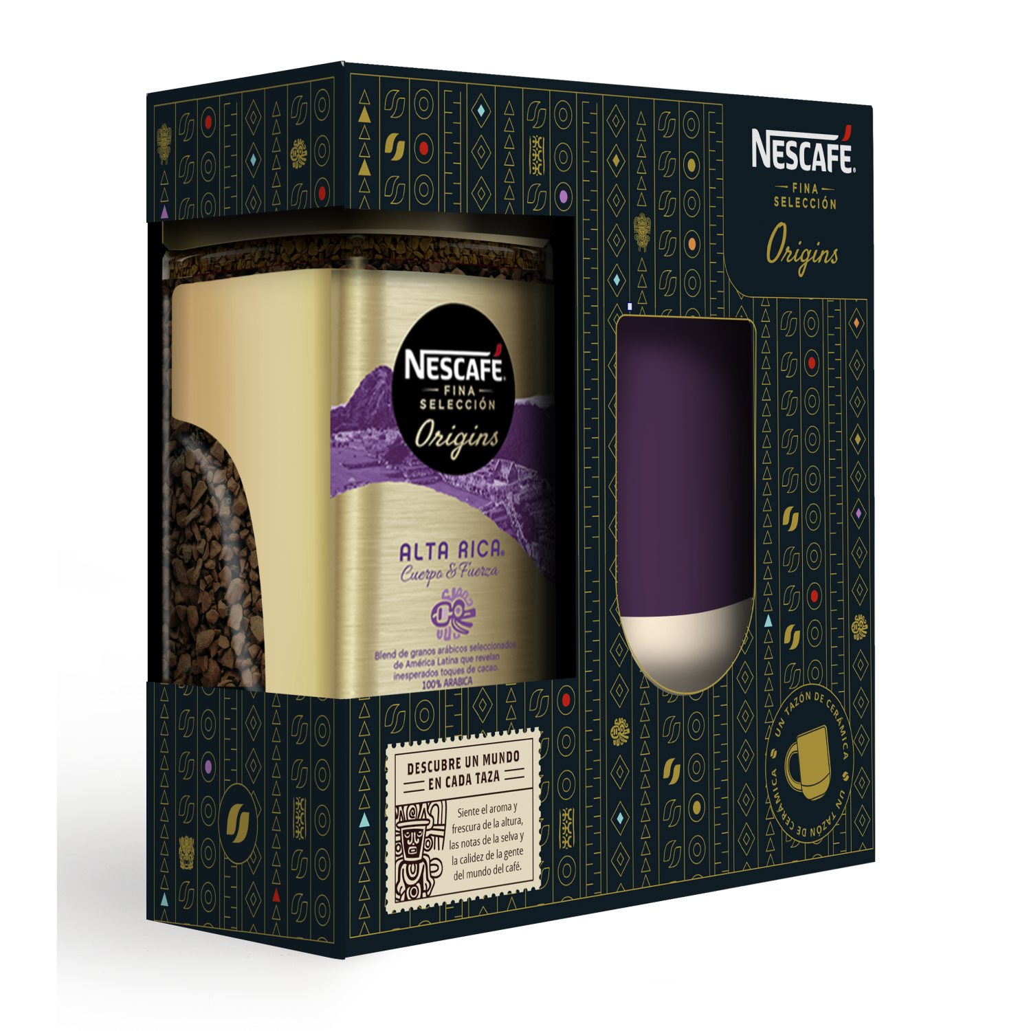 Café NESCAFÉ® Fina Selección Alta Rica 100g + tazón-1
