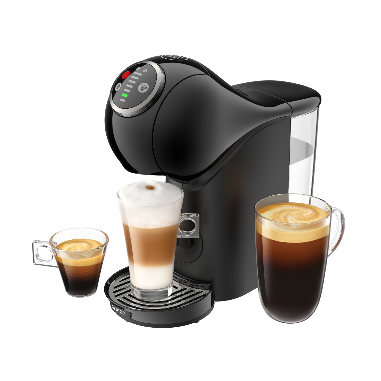 Cafetera DG Genio S Plus Black + Cápsulas Lact. X6 Cajas-1