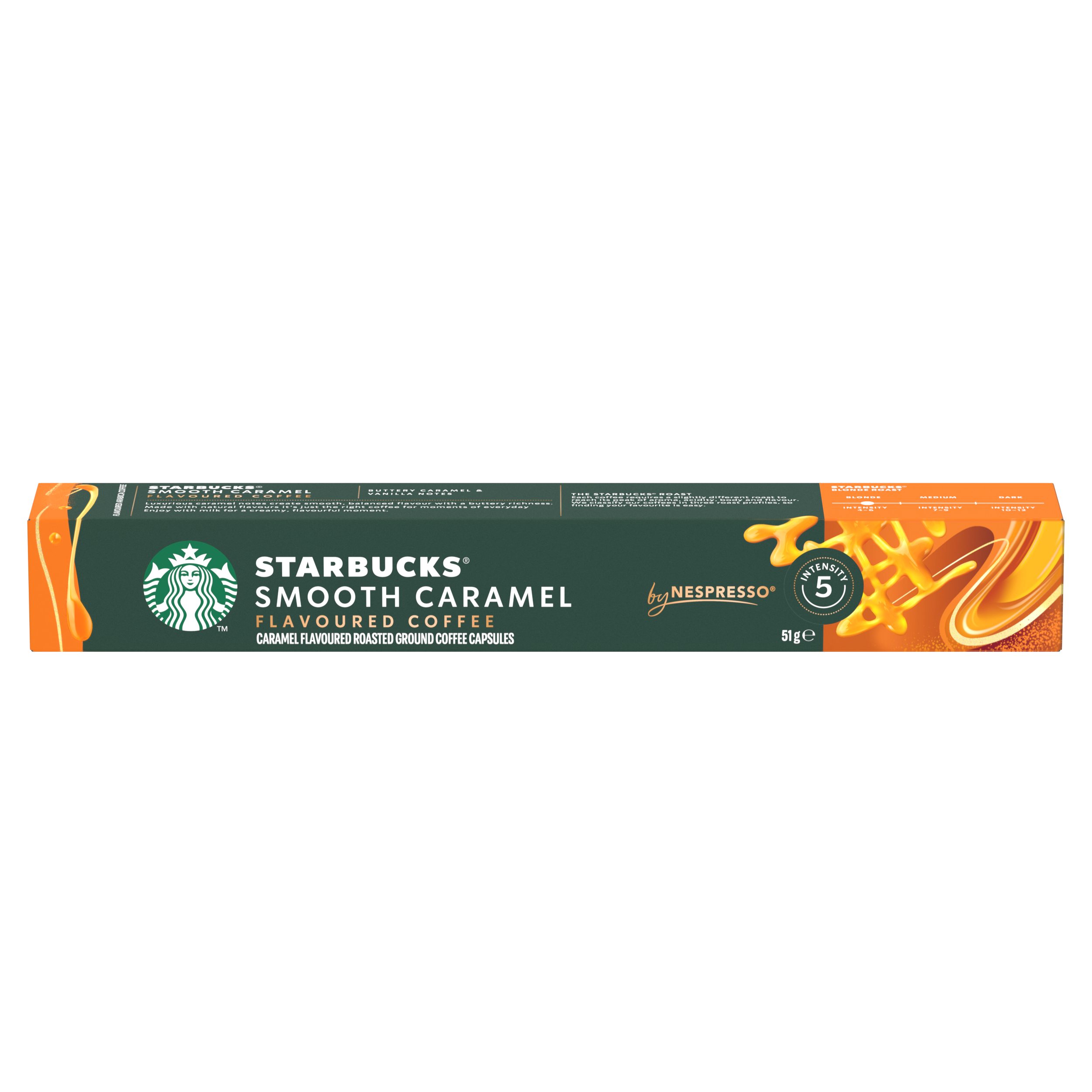Cápsula De Café Starbucks By Nespresso Smooth Caramel 51g Pack X3-1