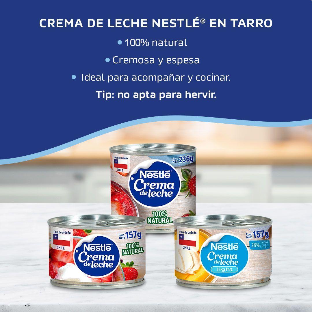 Crema de Leche NESTLÉ® Tarro 236g Pack X14-1