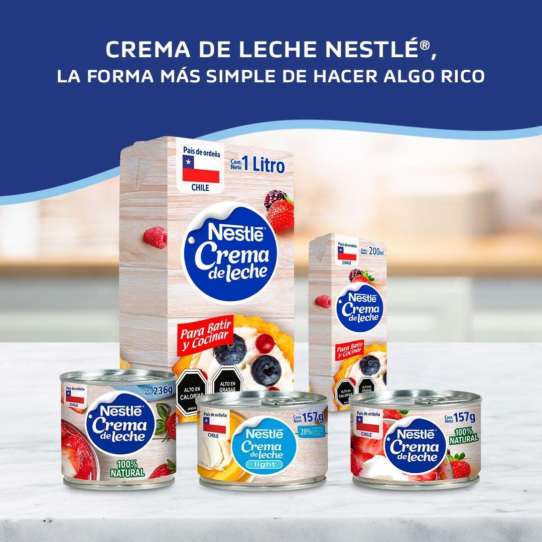 Crema de Leche NESTLÉ® Tarro 236g Pack X14-2