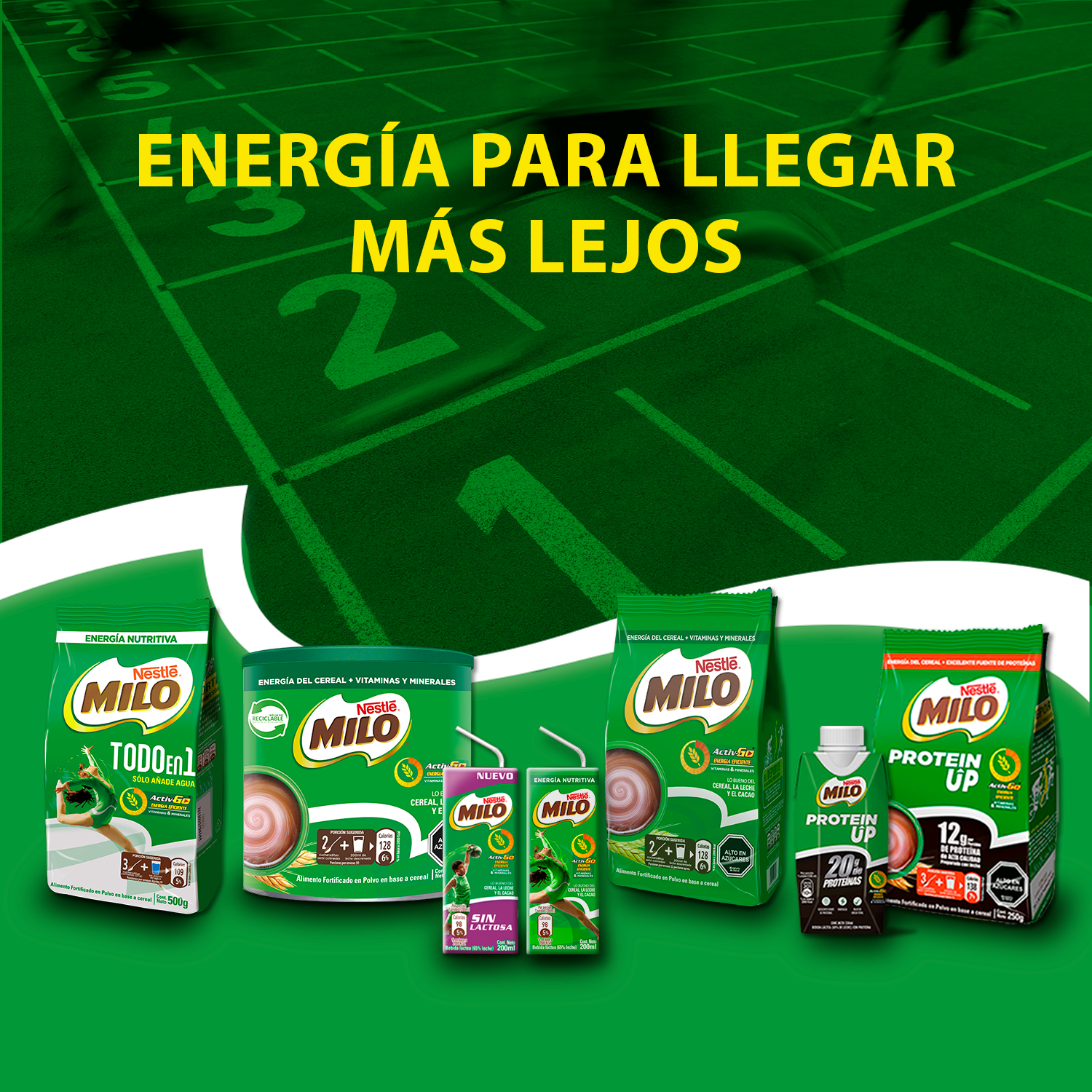 Saborizante para leche MILO® PROTEIN UP ACTIV-GO® 250g X2 Bolsas-5