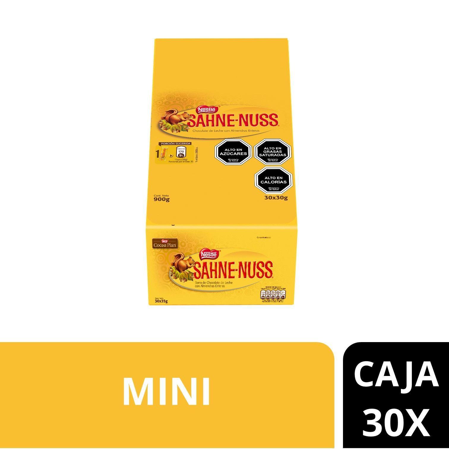 Chocolate SAHNE NUSS® Caja 30x30g-0