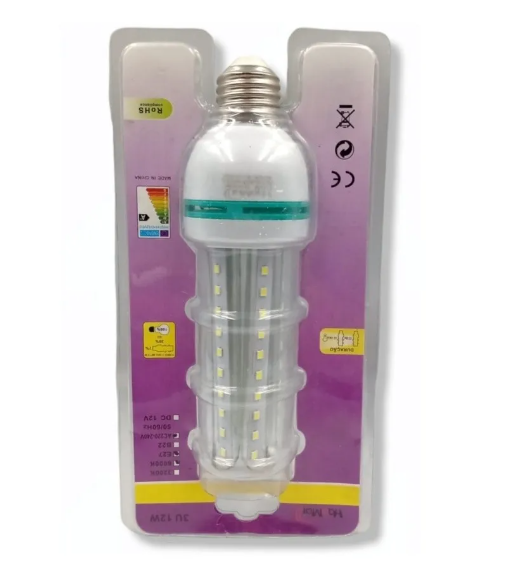 Ampolleta 12w 72 Led Luz Fría-2