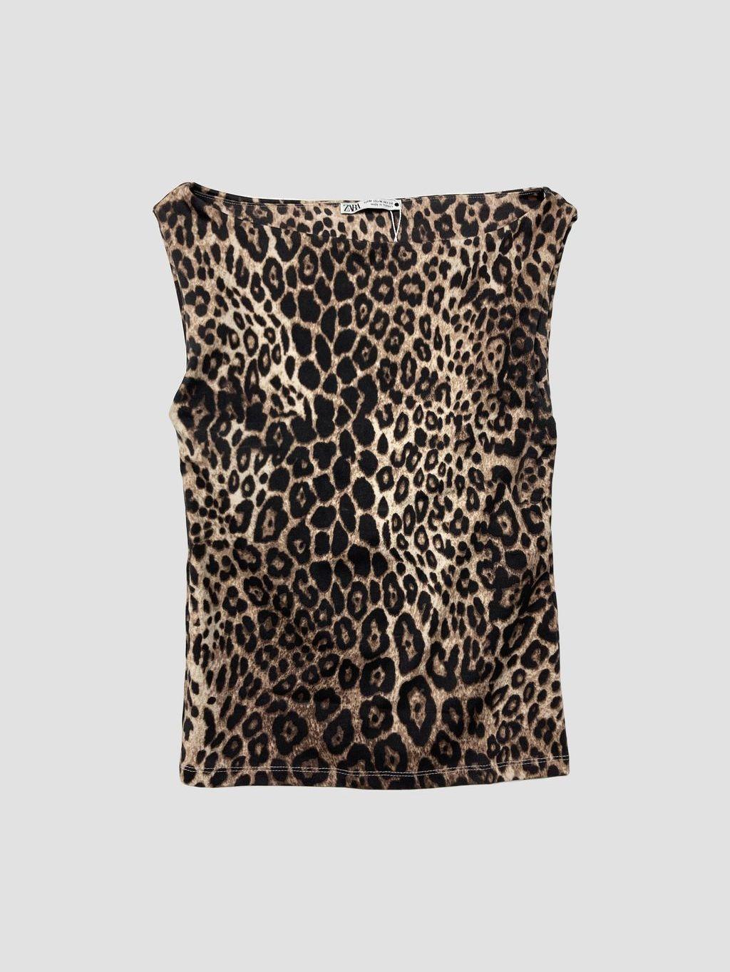 Polera sin mangas ZARA - Talla M (VOP01144881)-0