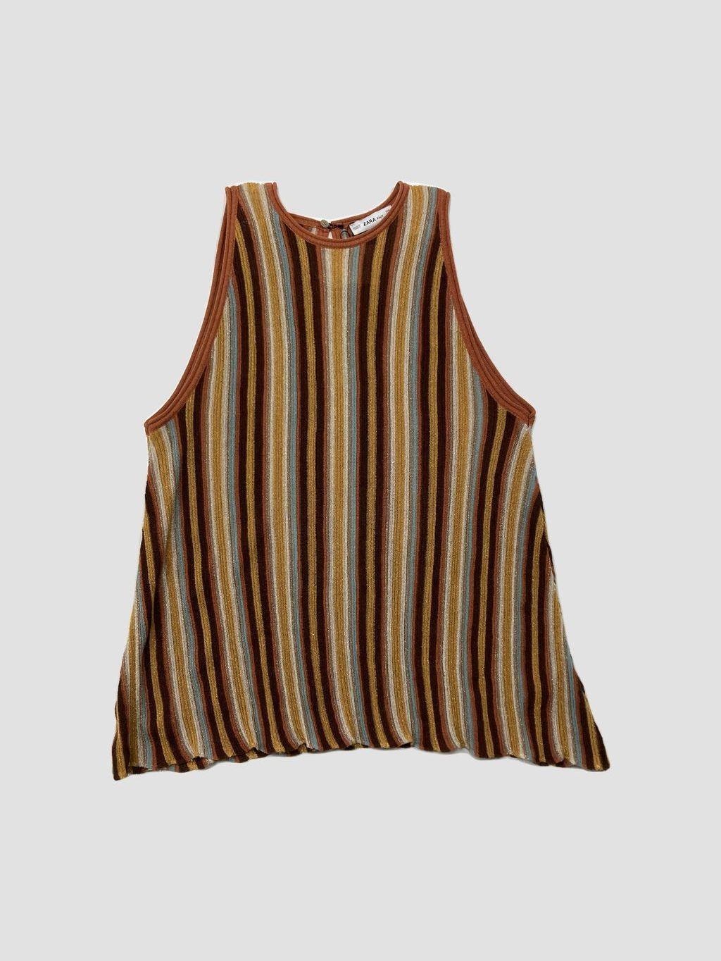 Polera sin mangas ZARA - Talla L (VOP01121566)-0