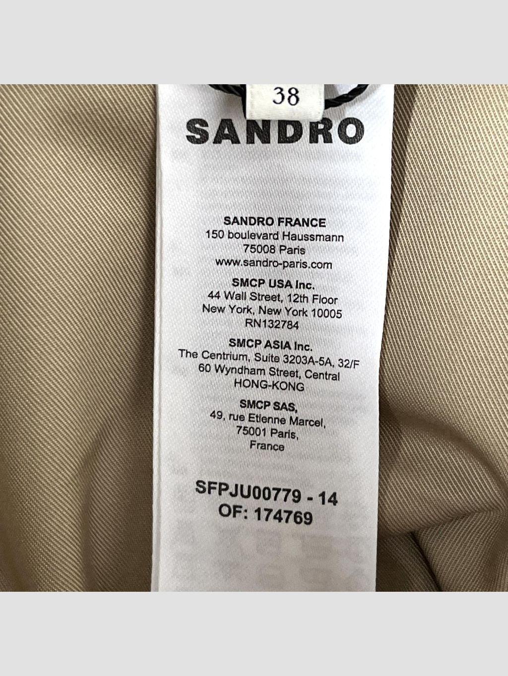 Falda corta SANDRO - Talla 38 (VOP01104557)-5