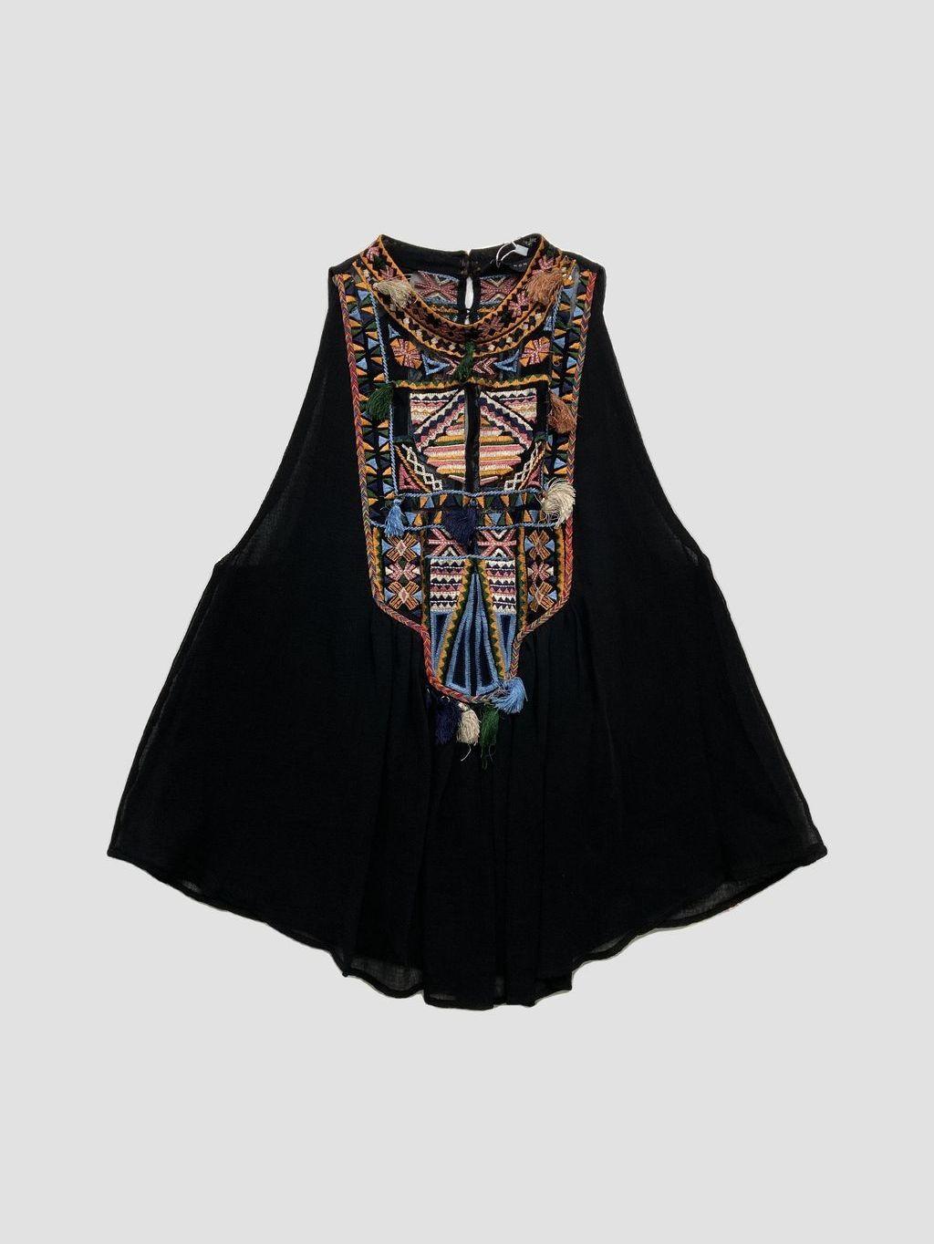 Polera sin mangas ZARA - Talla S (VOP01015139)-0