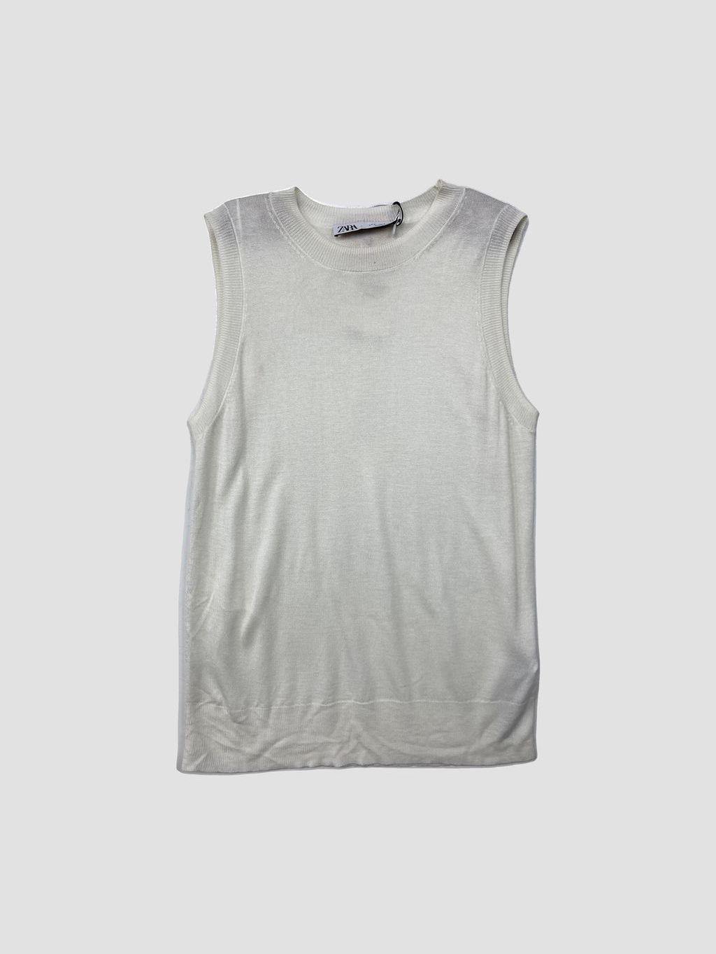 Polera sin mangas ZARA - Talla S (VOP01137011)-0