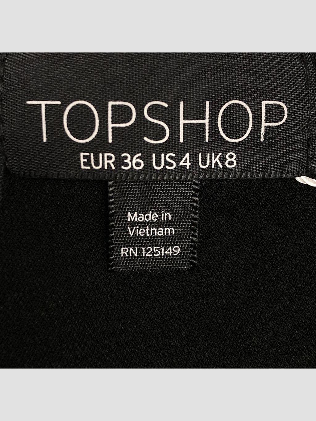 Polera sin mangas TOPSHOP - Talla S (VOP01080310)-1