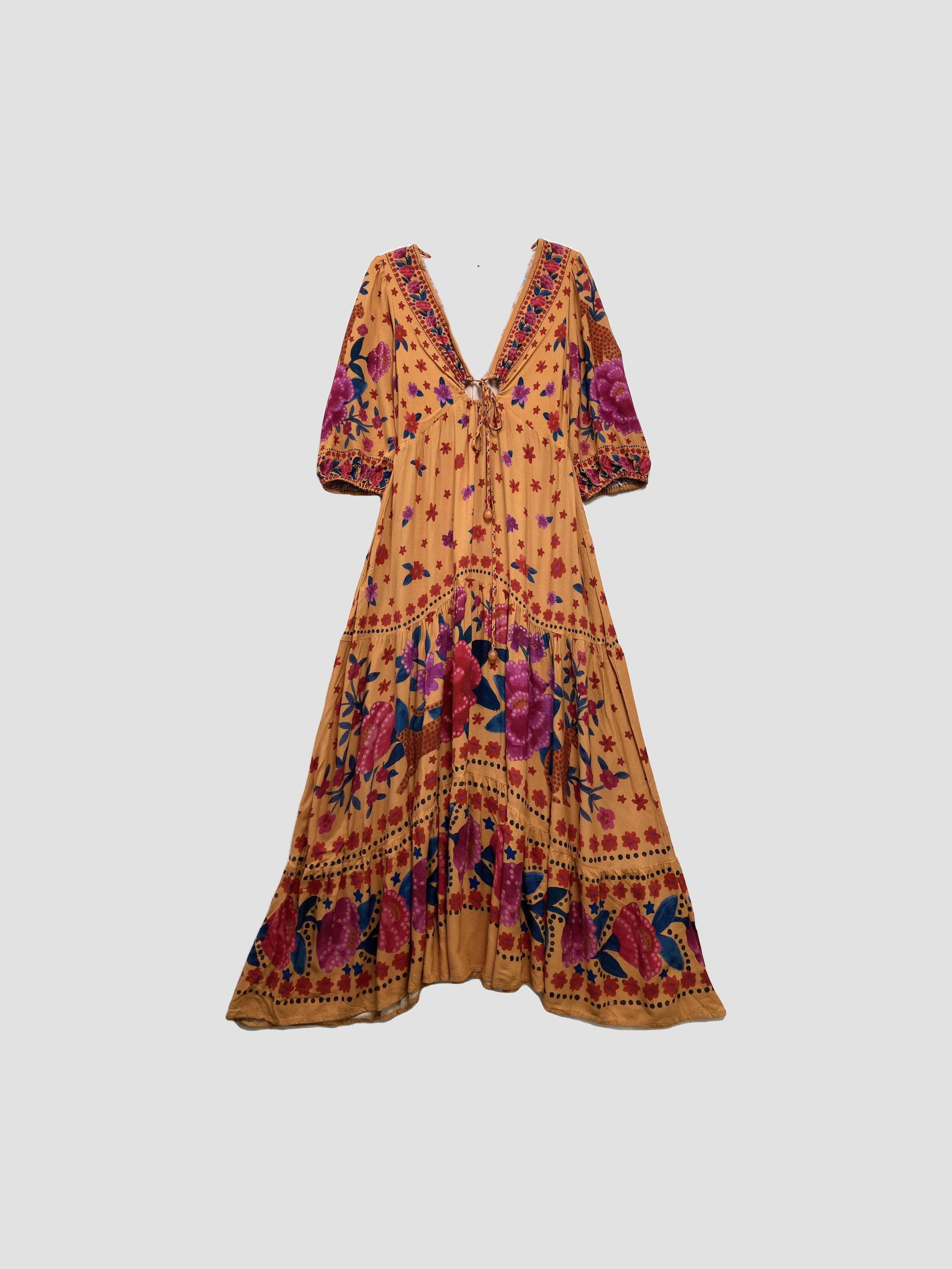 Vestido largo FARM RIO - Talla S (VOP01068848)-0