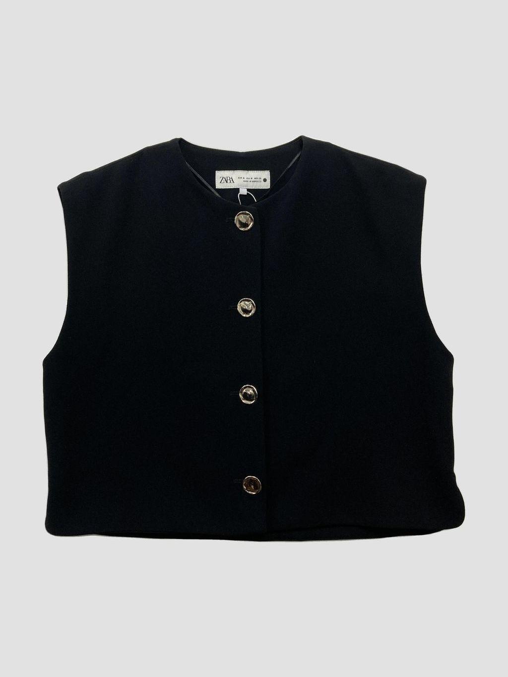 Polera sin mangas ZARA - Talla M (VOP01015878)-0