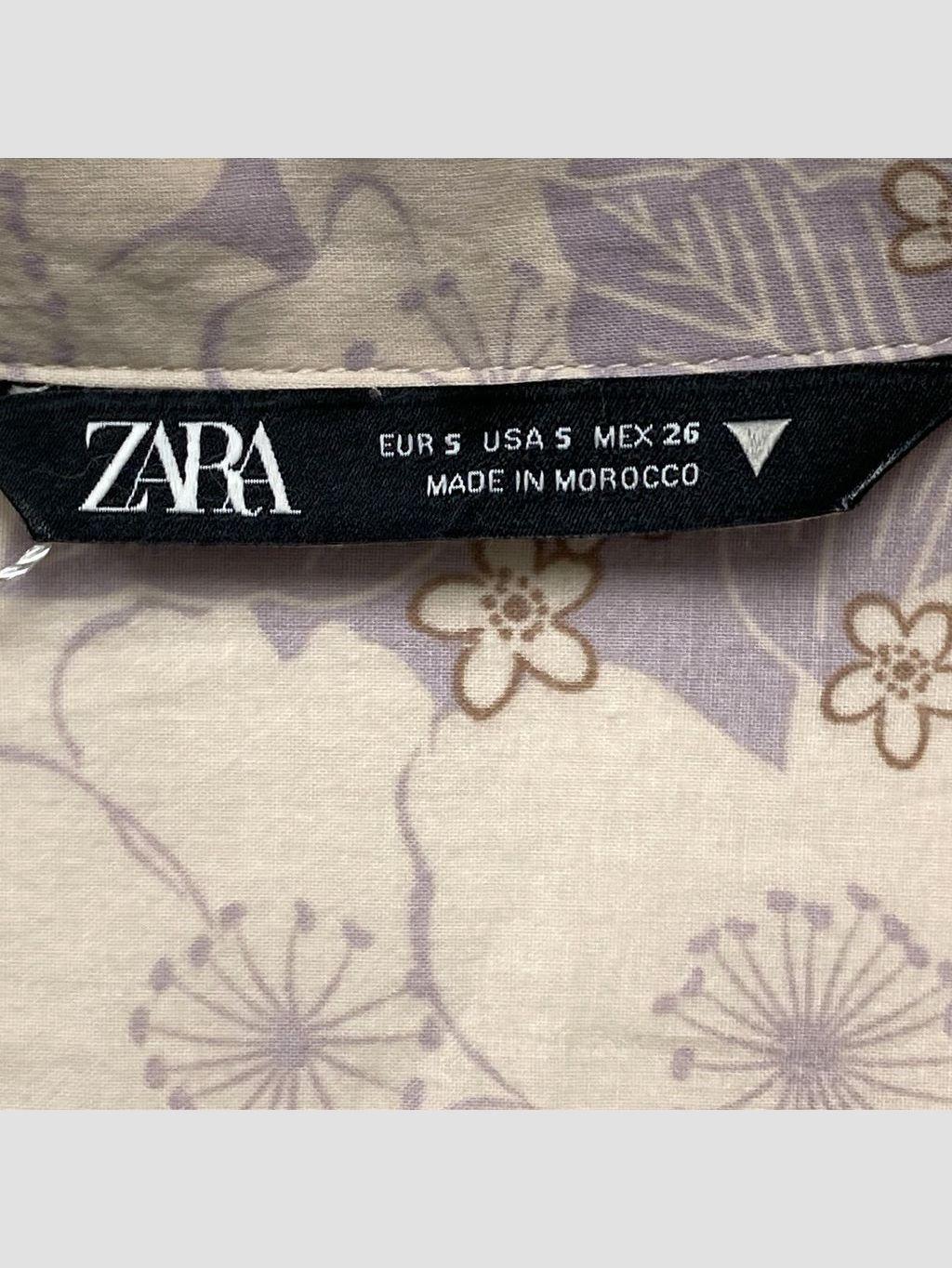 Camisa ZARA - Talla M (VOP01038319)-1