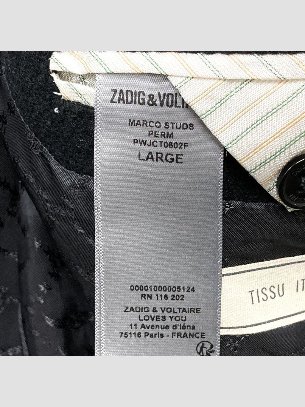 Abrigo ZADIG & VOLTAIRE - Talla L (VOP00989233)-2