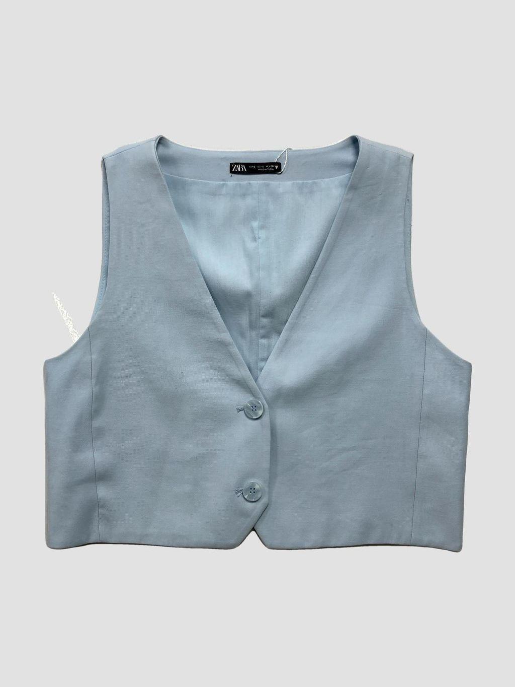 Polera sin mangas ZARA - Talla S (VOP01049505)-0