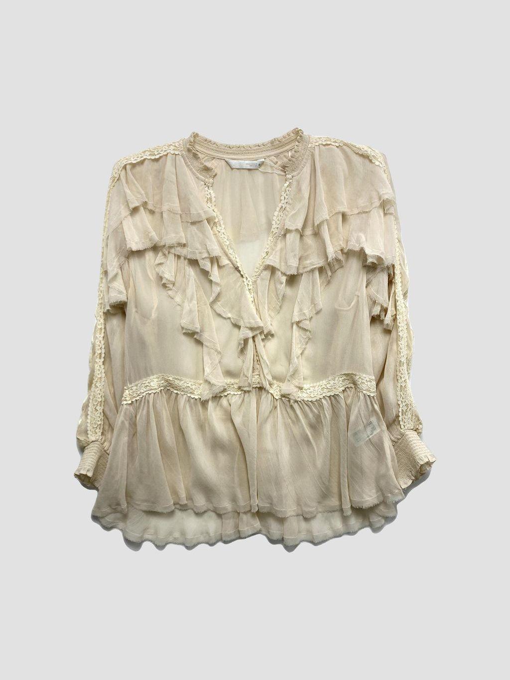 Blusa ZARA - Talla XS (VOP01072039)-0