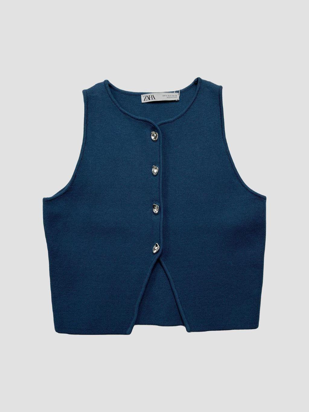 Polera sin mangas ZARA - Talla S (VOP01016541)-0