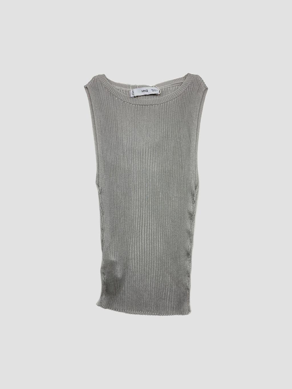 Polera sin mangas MANGO - Talla M (VOP01117648)-0