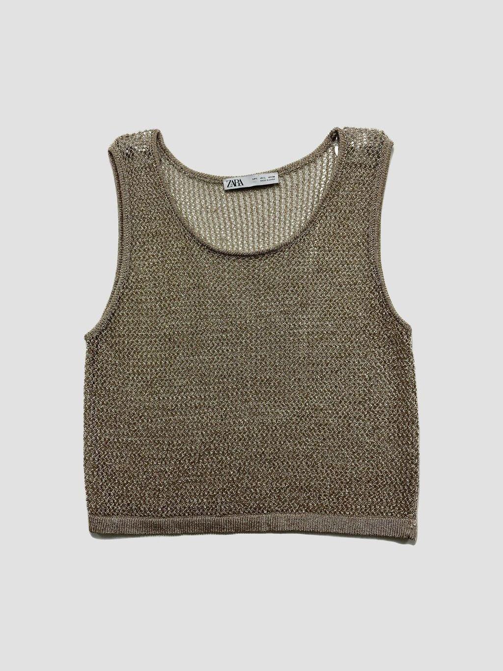 Polera sin mangas ZARA - Talla L (VOP00939433)-0