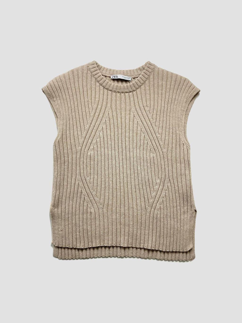 Polera sin mangas ZARA - Talla M (VOP01002124)-0