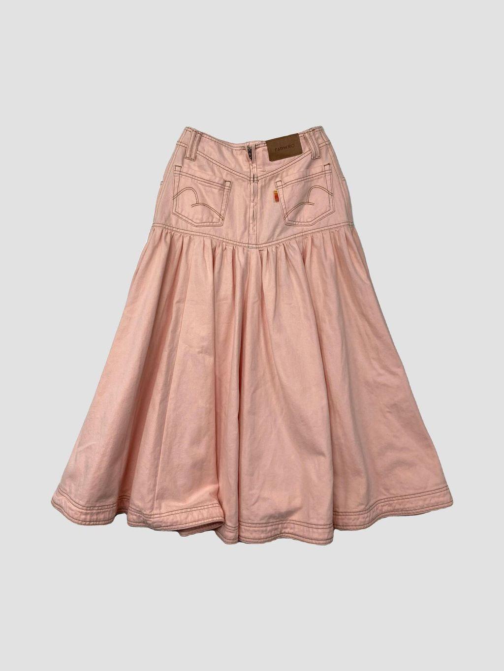 Falda larga FARM RIO - Talla 42 (VOP01159588)-1