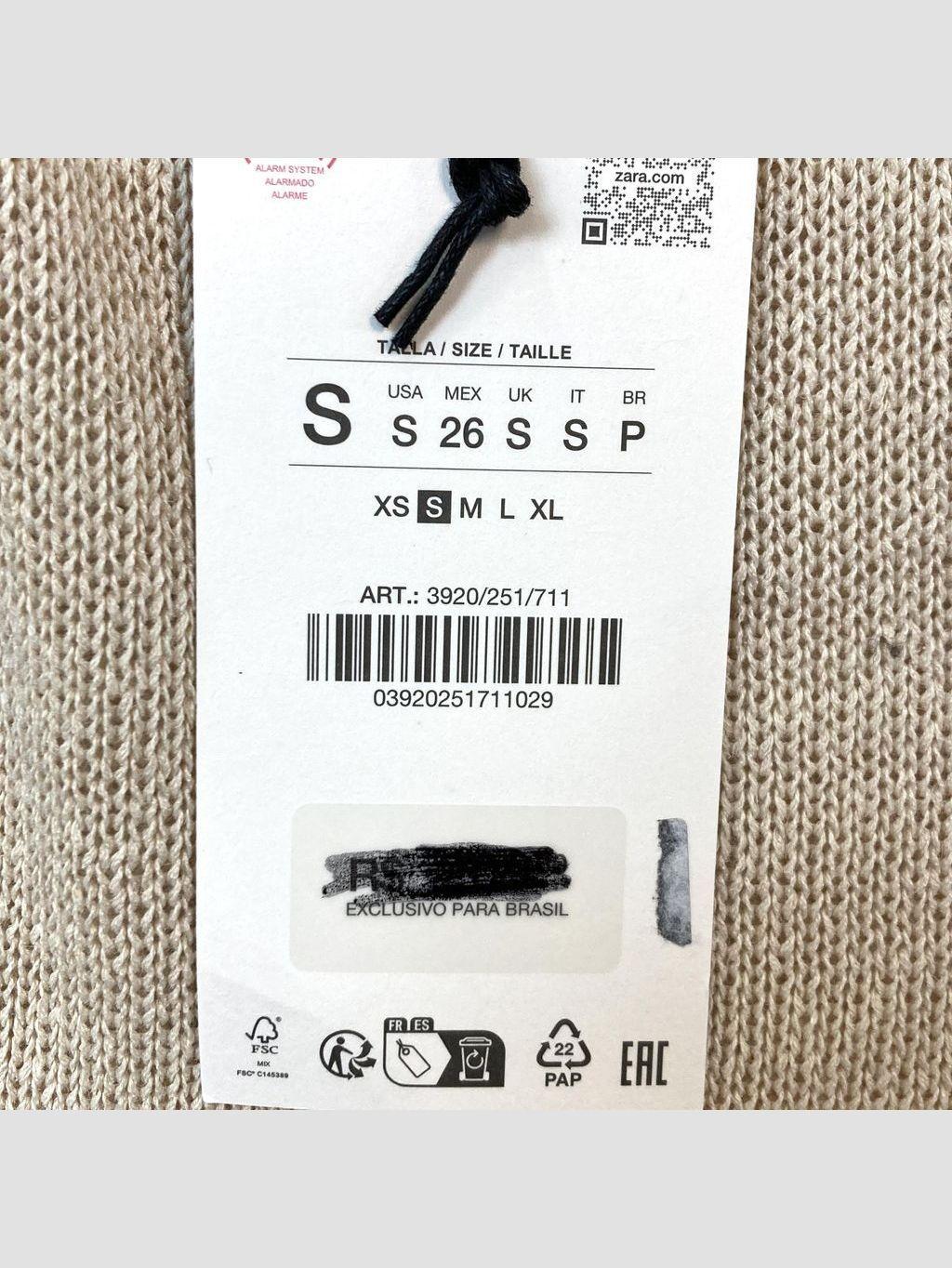 Polera sin mangas ZARA - Talla S (VOP01074928)-2