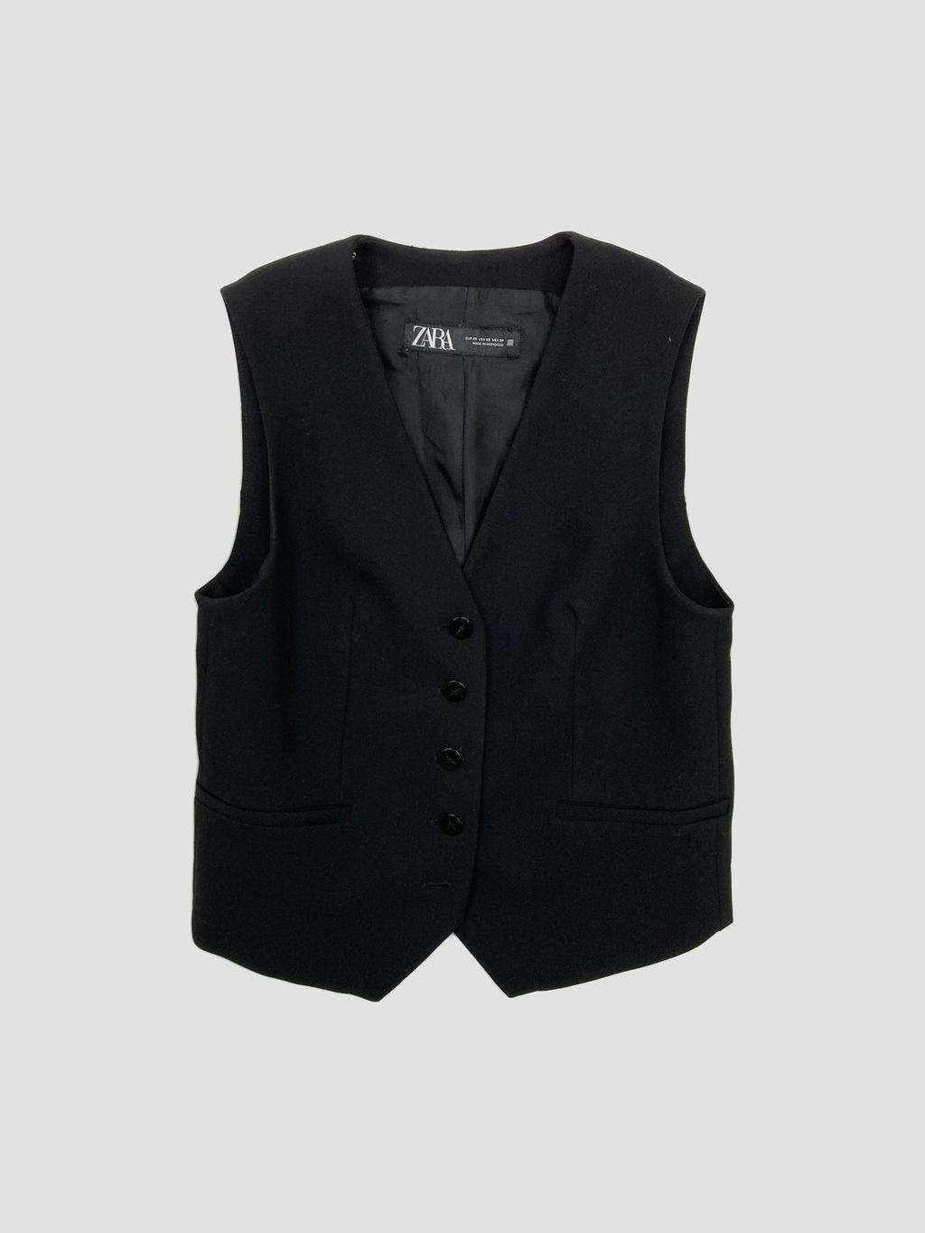 Chaqueta sin mangas ZARA - Talla XS (VOP01117081)-0