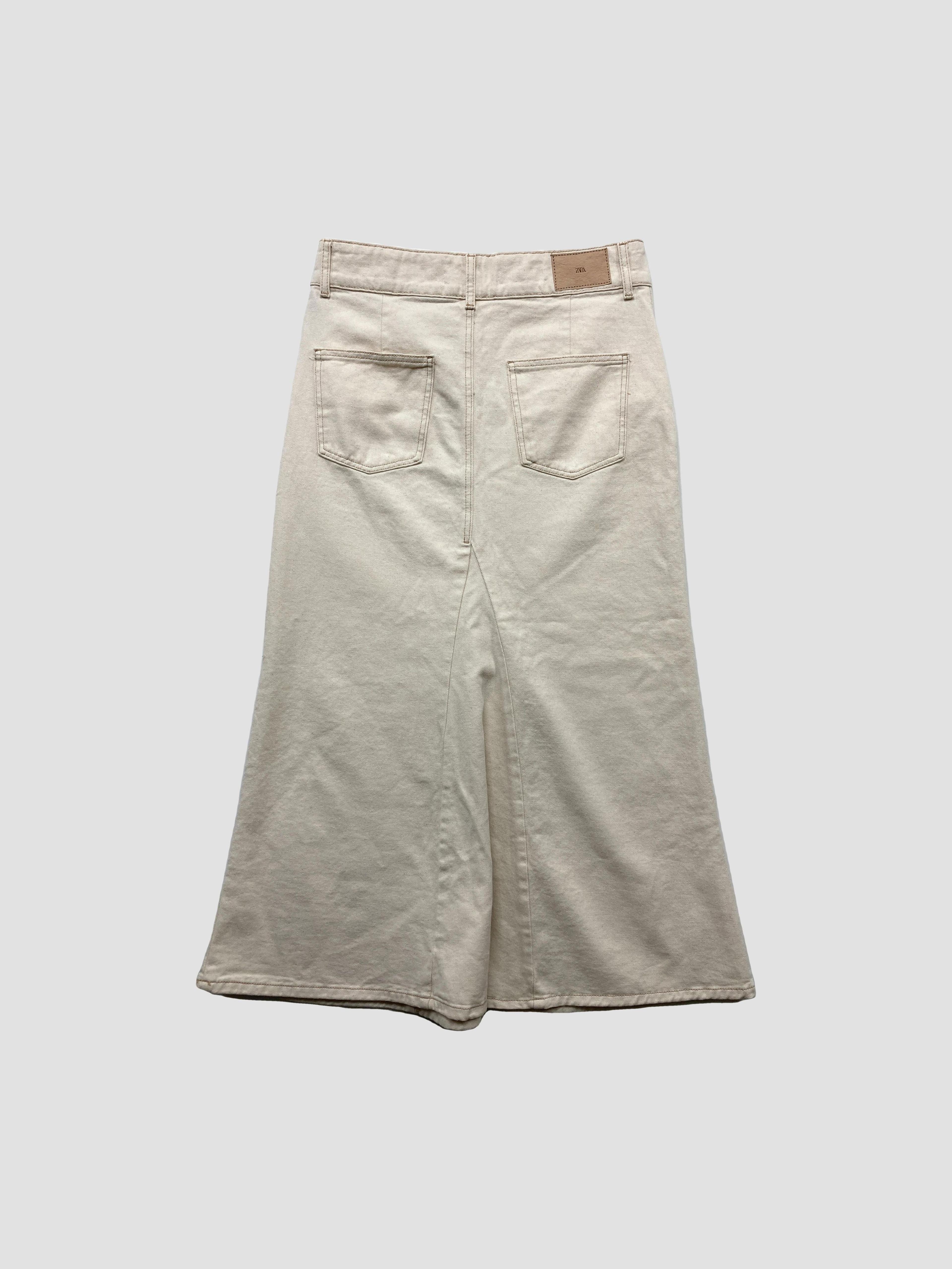 Falda larga ZARA - Talla 38 (VOP00926913)-1