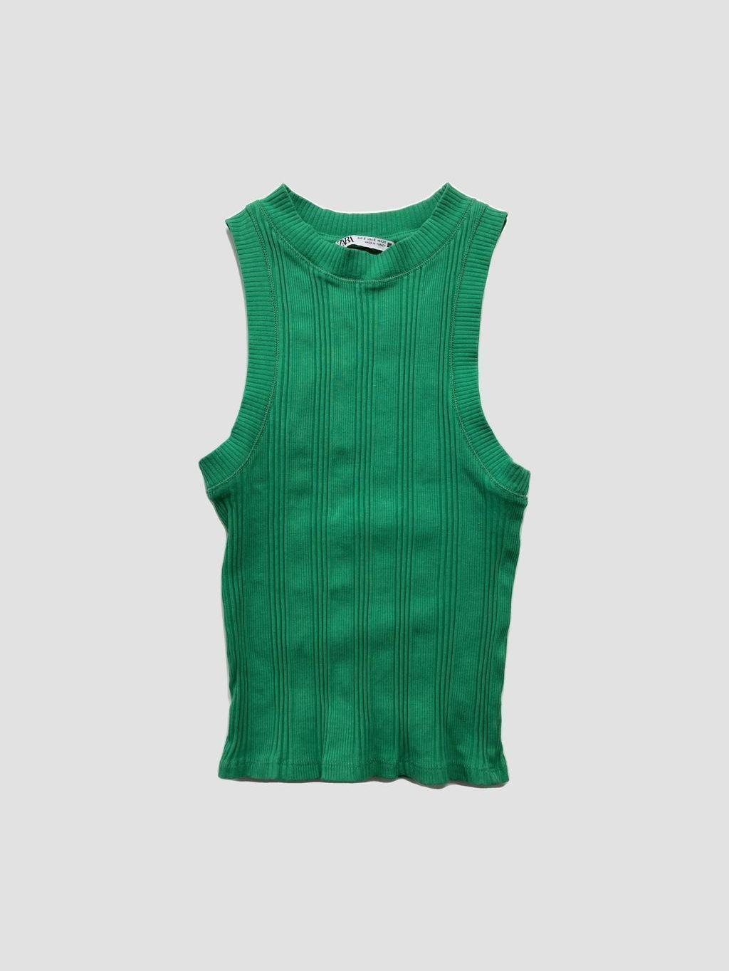 Polera sin mangas ZARA - Talla S (VOP00913081)-0
