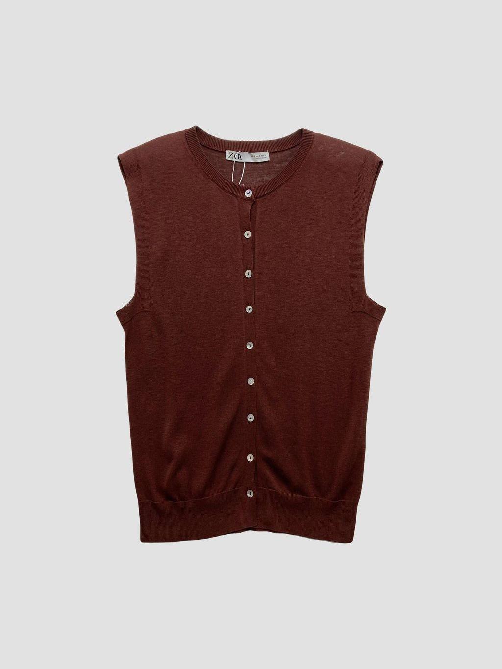 Polera sin mangas ZARA - Talla S (VOP01010112)-0