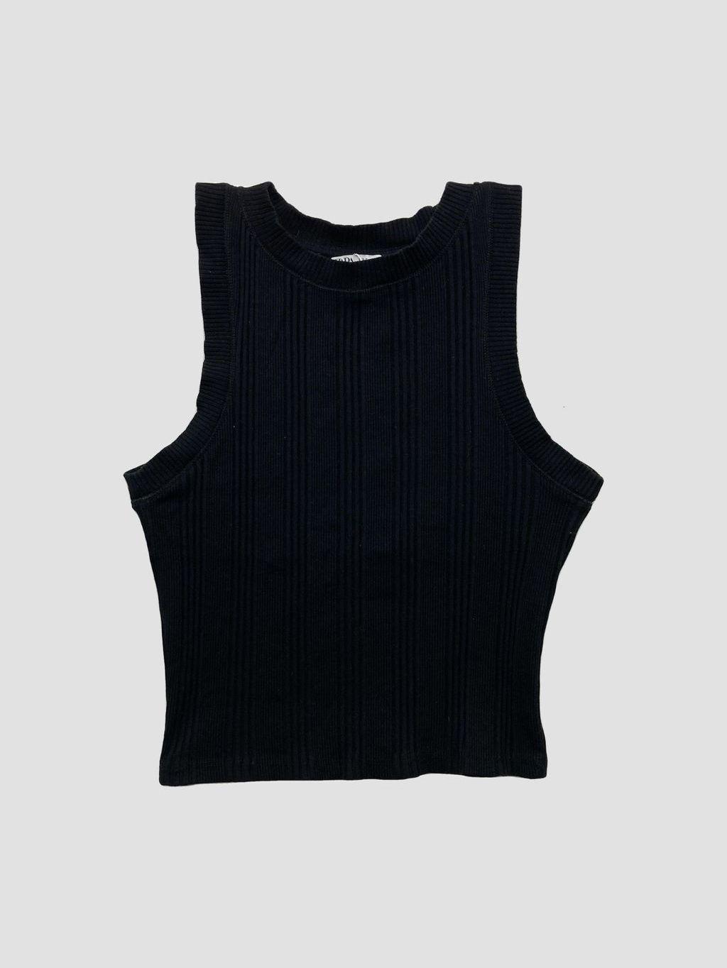 Polera sin mangas ZARA - Talla S (VOP01066834)-0