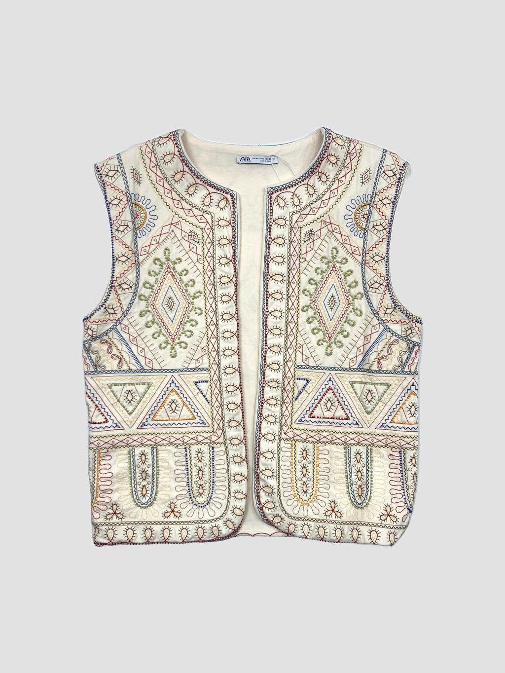 Chaqueta sin mangas ZARA - Talla M (VOP01142164)-0