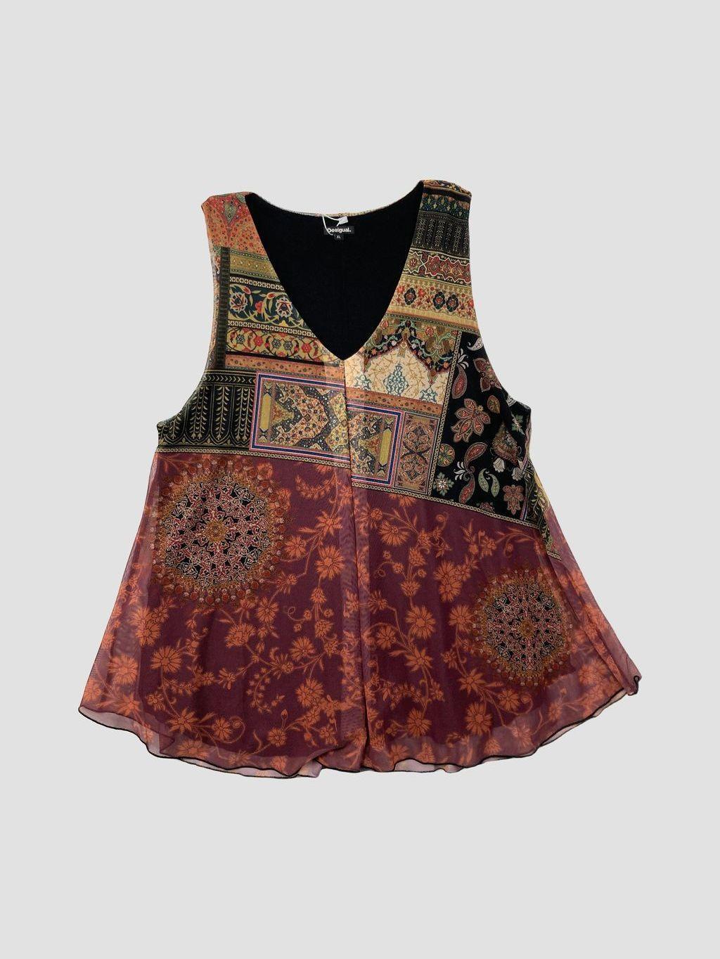 Polera sin mangas DESIGUAL - Talla XL (VOP01168767)-0