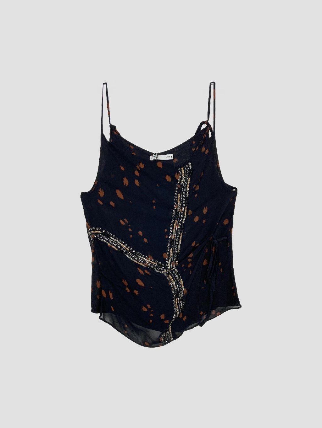 Polera sin mangas ZARA - Talla L (VOP01116335)-0