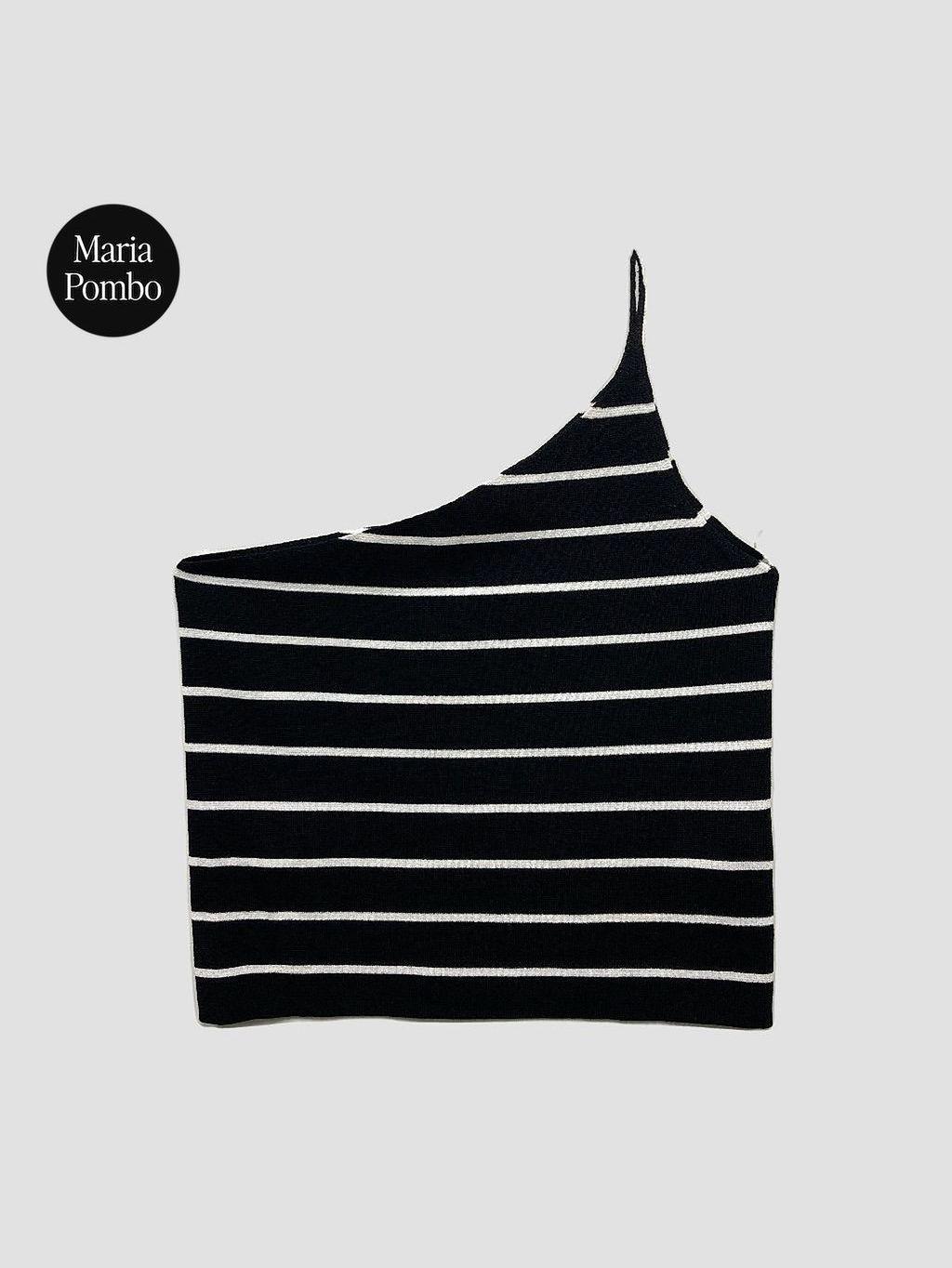 MARIA POMBO Polera sin mangas MASSIMO DUTTI - Talla S (VOP00998472)-0