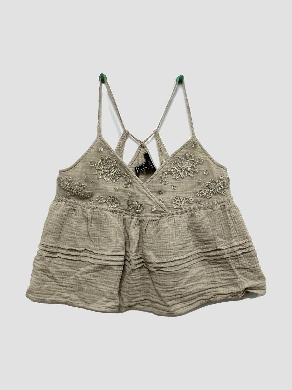 Polera sin mangas FOREVER 21 - Talla S (VOP00909775)-0