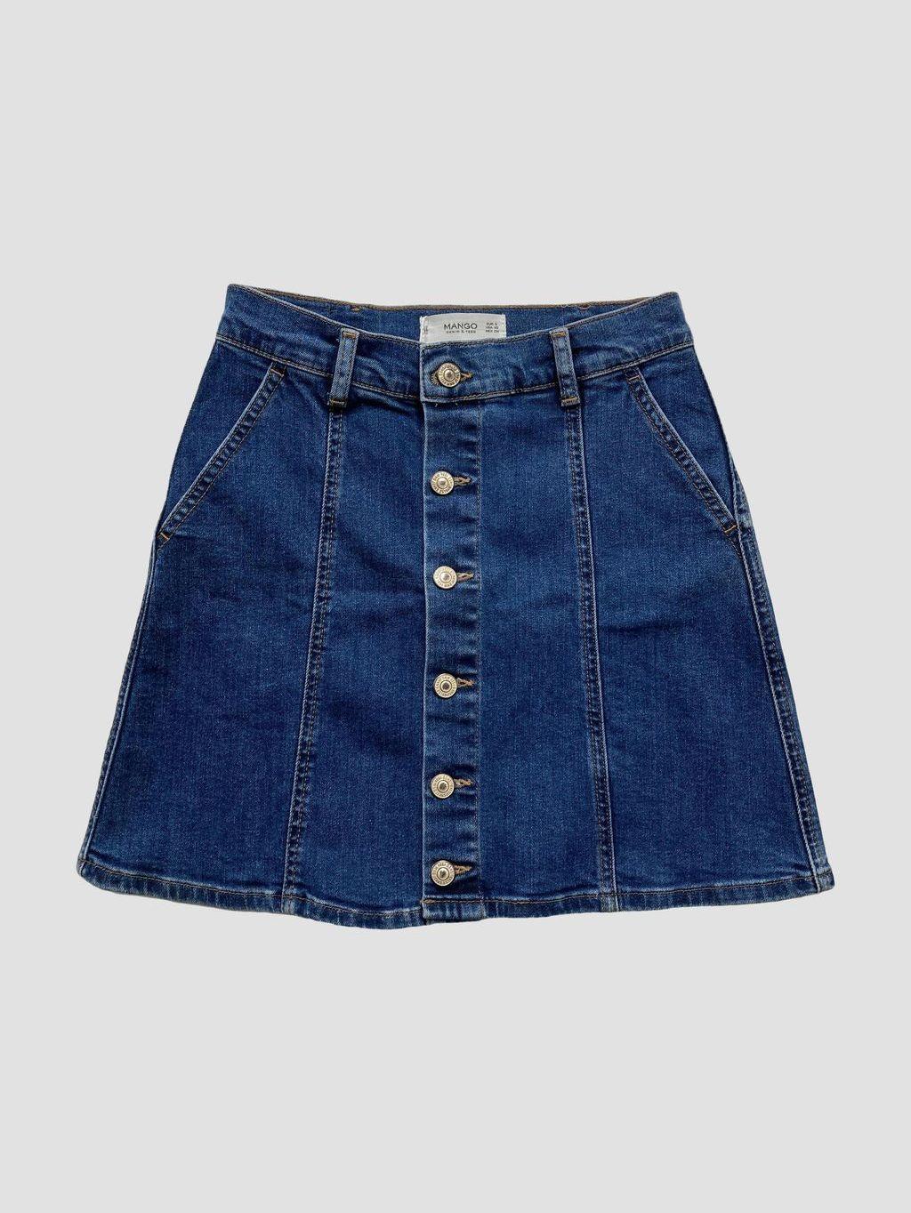 Falda corta MANGO - Talla 36 (VOP01024635)-0