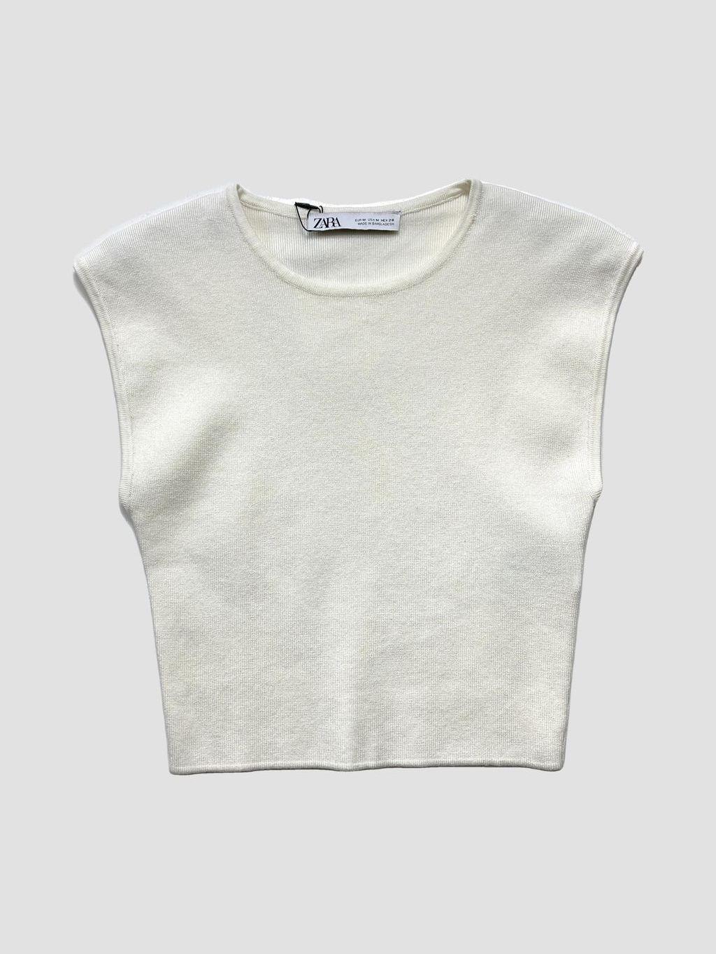 Polera sin mangas ZARA - Talla M (VOP00943599)-0