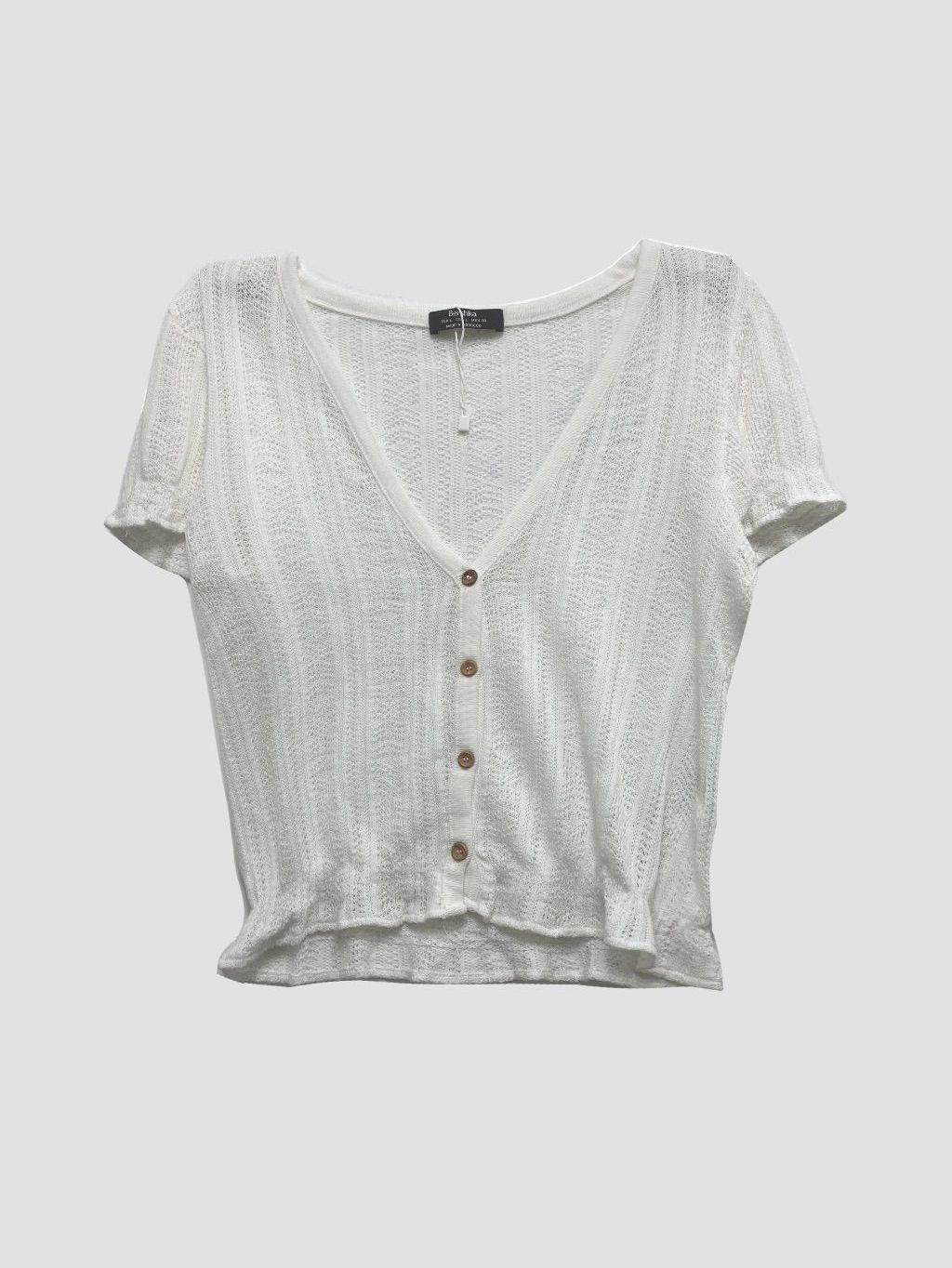 Polera BERSHKA - Talla L (VOP01000034)-0