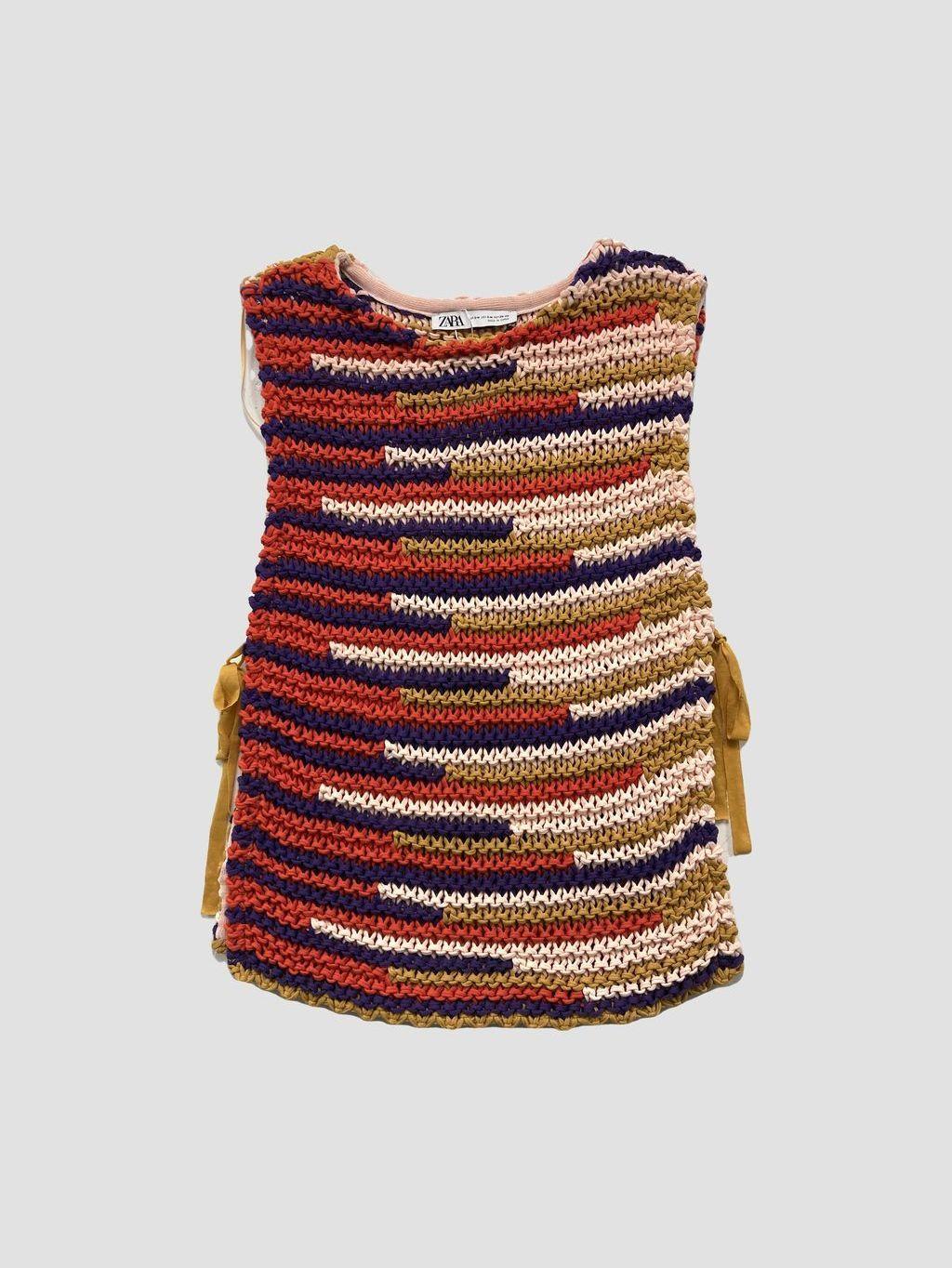 Polera sin mangas ZARA - Talla M (VOP01047843)-0