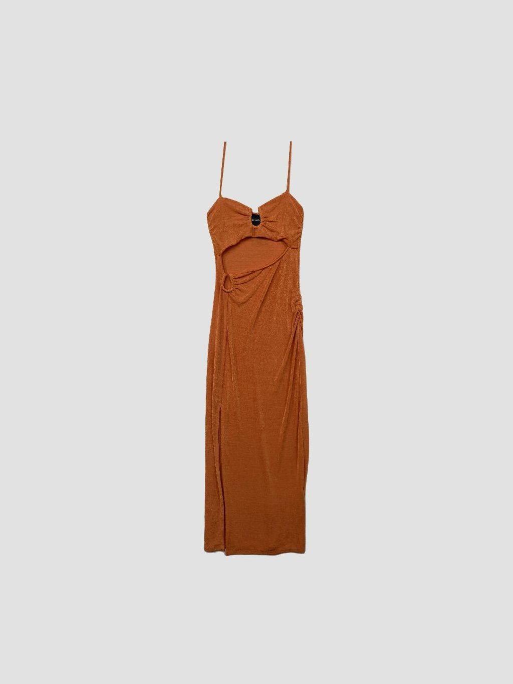 Vestido largo BERSHKA - Talla S (VOP01181256)-0