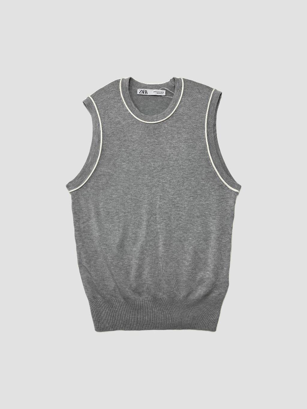 Polera sin mangas ZARA - Talla M (VOP01136177)-0