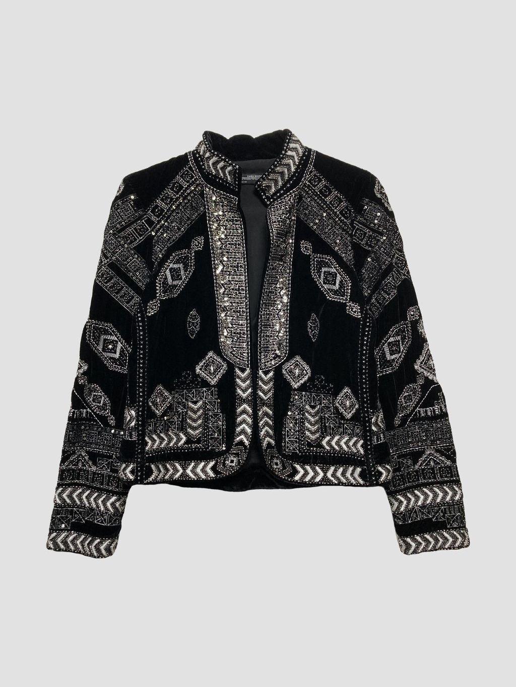 Chaqueta formal ZARA - Talla S (VOP01042004)-0