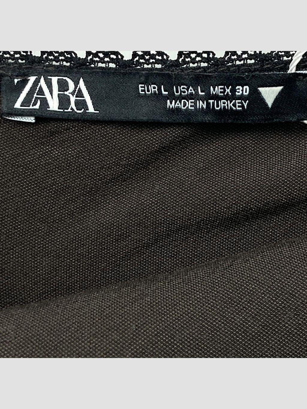 Vestido corto ZARA - Talla L (VOP01043303)-1