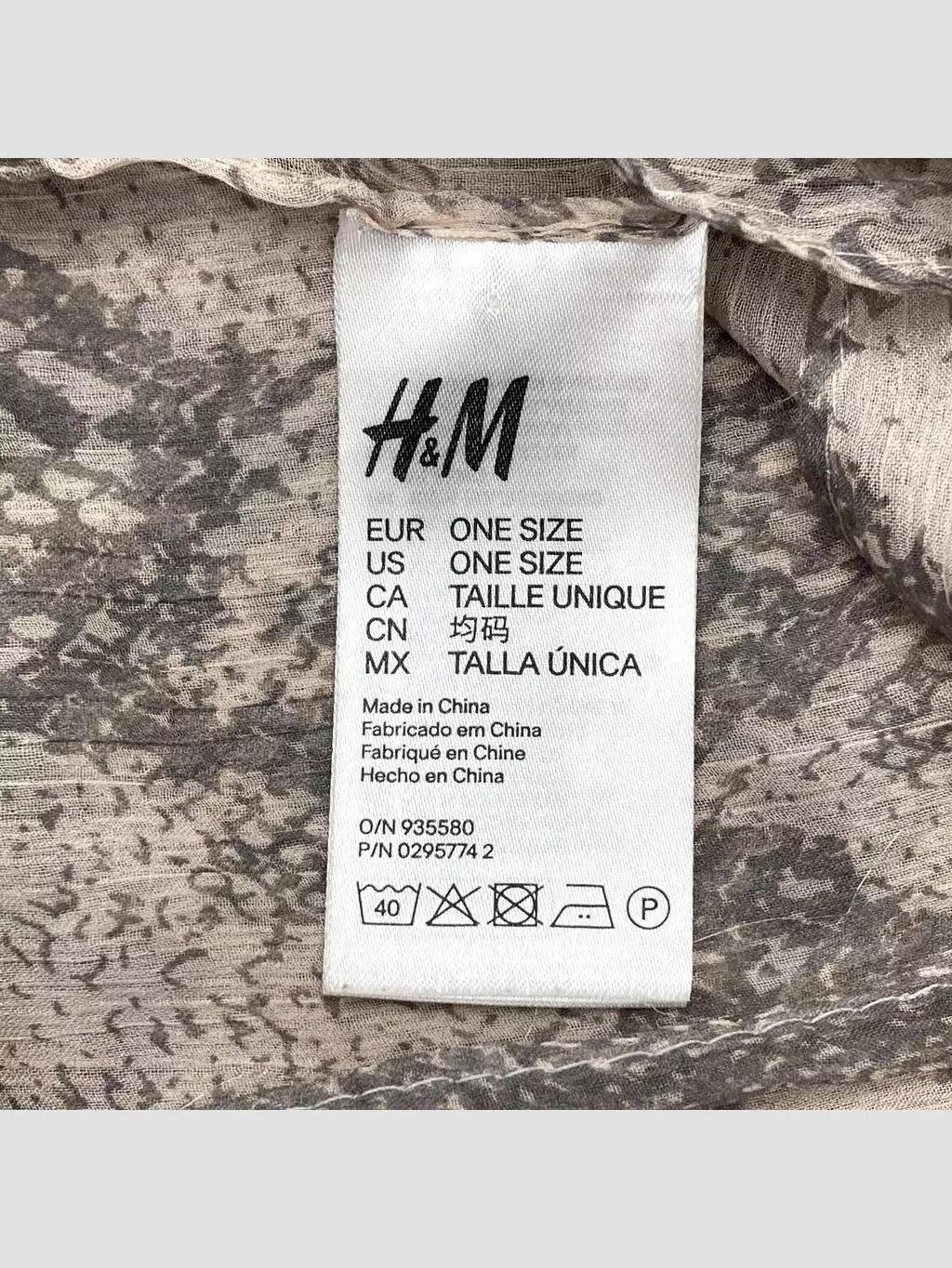 Pañuelo H&M - Talla Talla Única (VOP00885745)-2